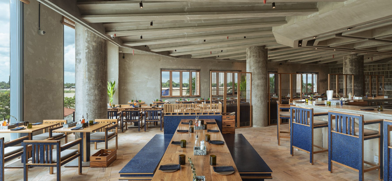 柬埔寨 Pizza 4P 零浪费比萨店丨Red Design-1