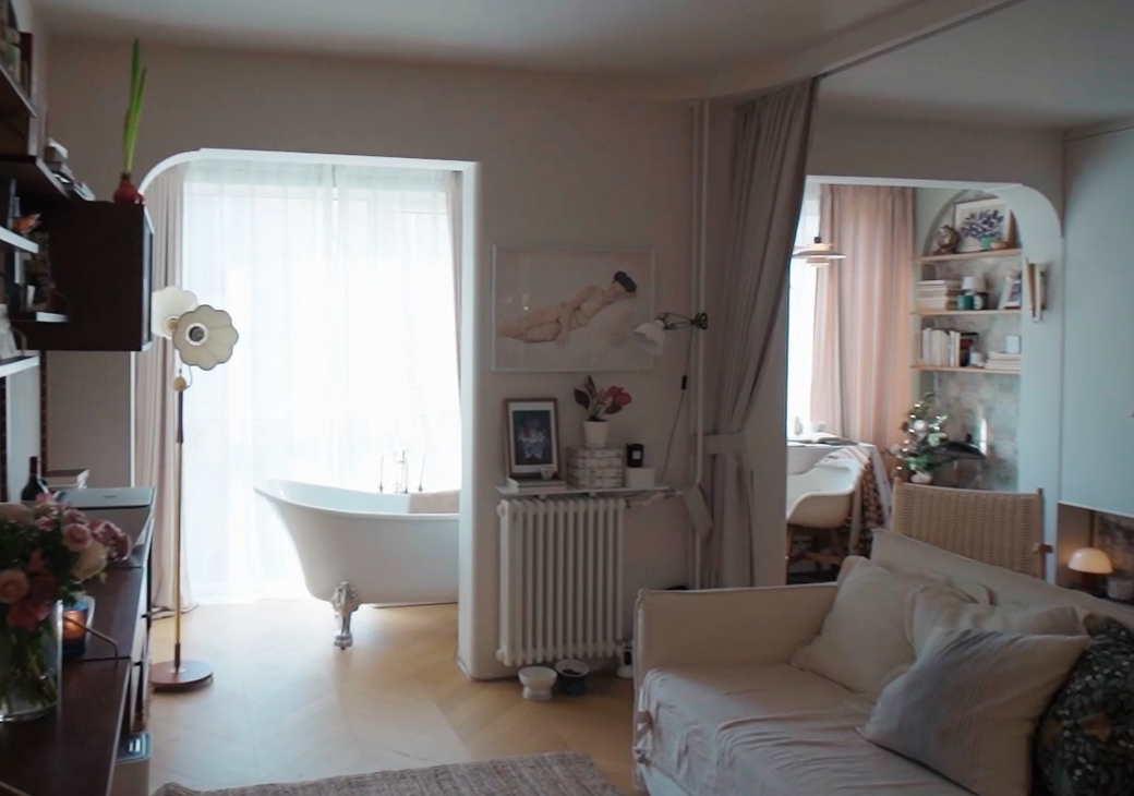 42㎡法式风情小户型设计丨中国北京-65