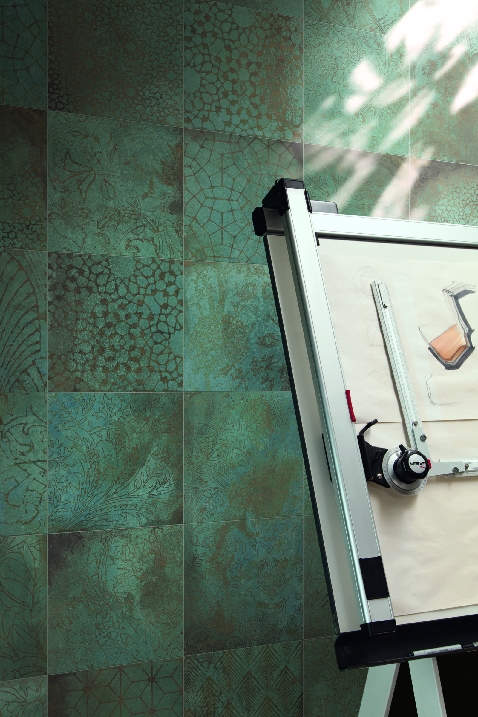 金属效果瓷砖打造现代城市空间-14