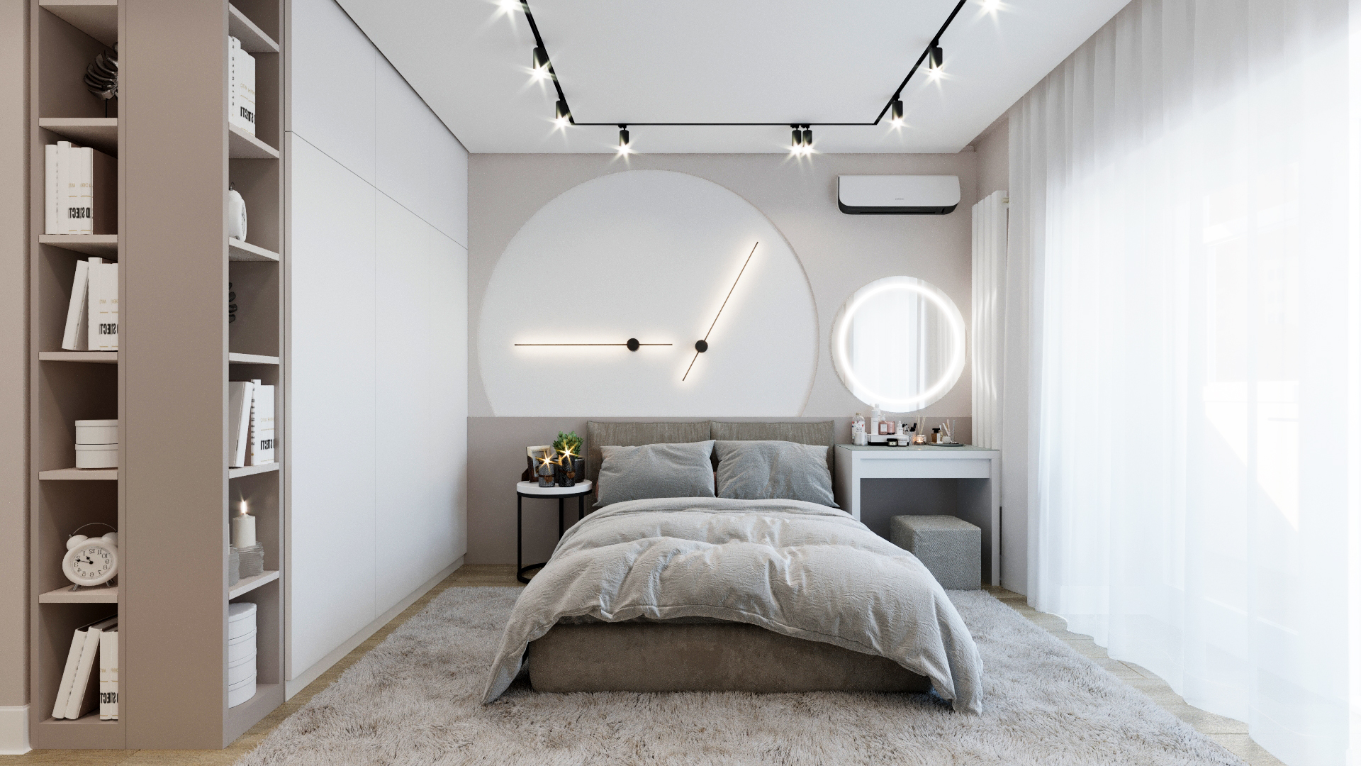 Interior design children's room for teenage girl-2