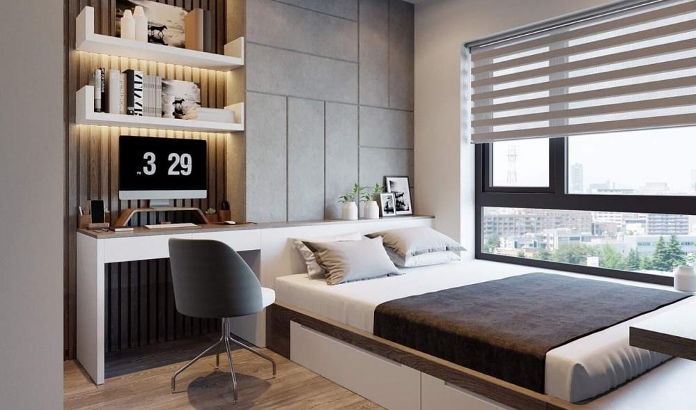 越南定制家具设计之钢琴房背景-20