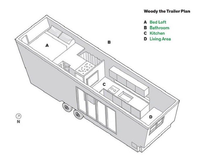 Woody(22平米小型移动房屋)-16