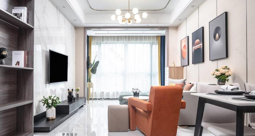 迎著晨曦|90㎡温暖美宅丨中国兰州丨梦马设计-4