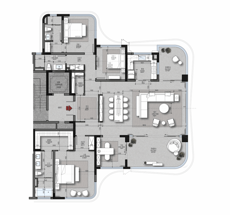 重庆融创壹号院丨中国重庆丨上海大椽建筑设计事务所-103