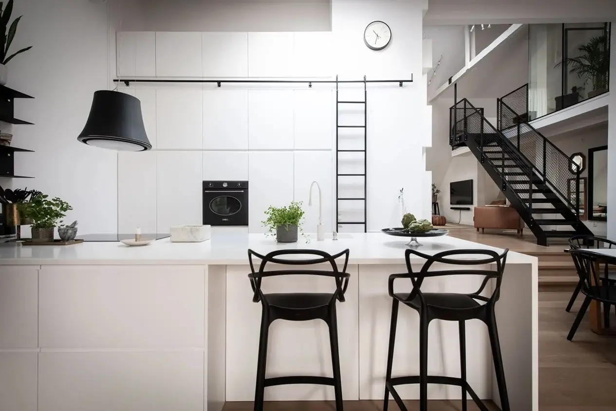 瑞典哥德堡绿色社区的现代家庭复式公寓-3