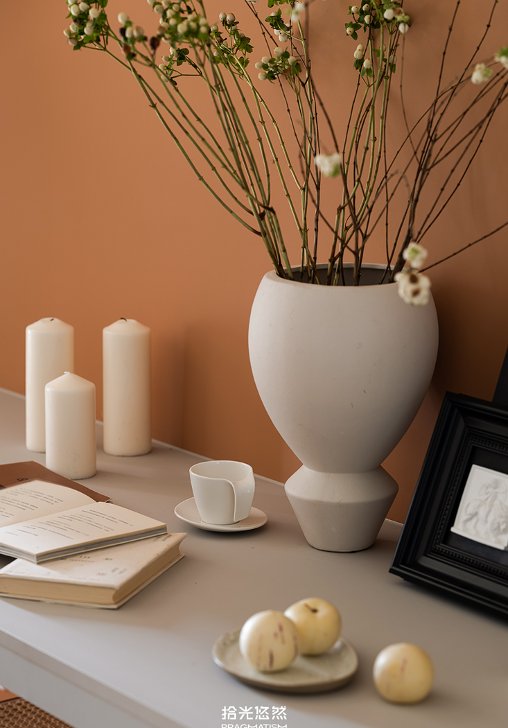 奶油风一人居设计-21