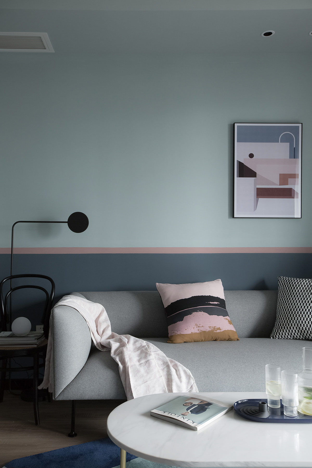 Captivating Pink, Blue And Green Interiors-3