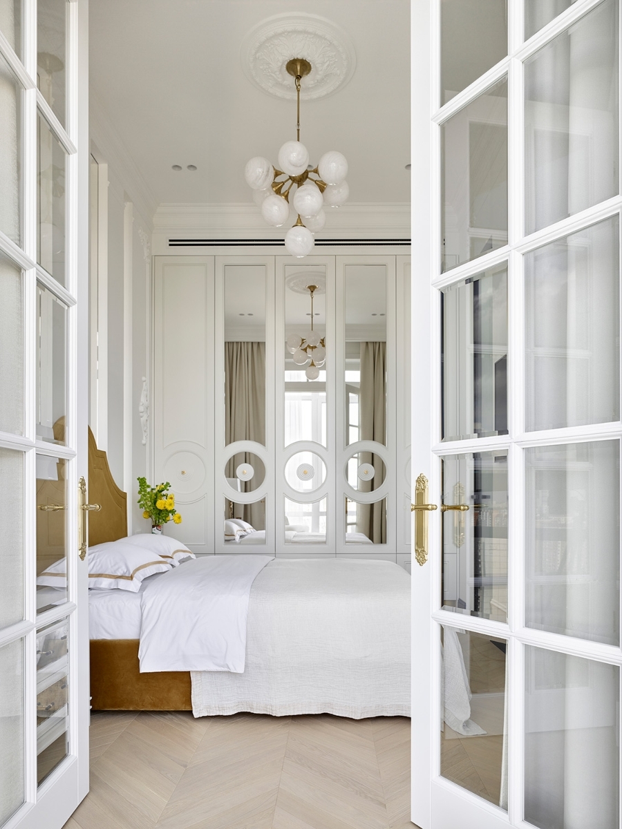 50平米巴黎公寓风格住宅室内设计丨设计师Влада Масорина-10