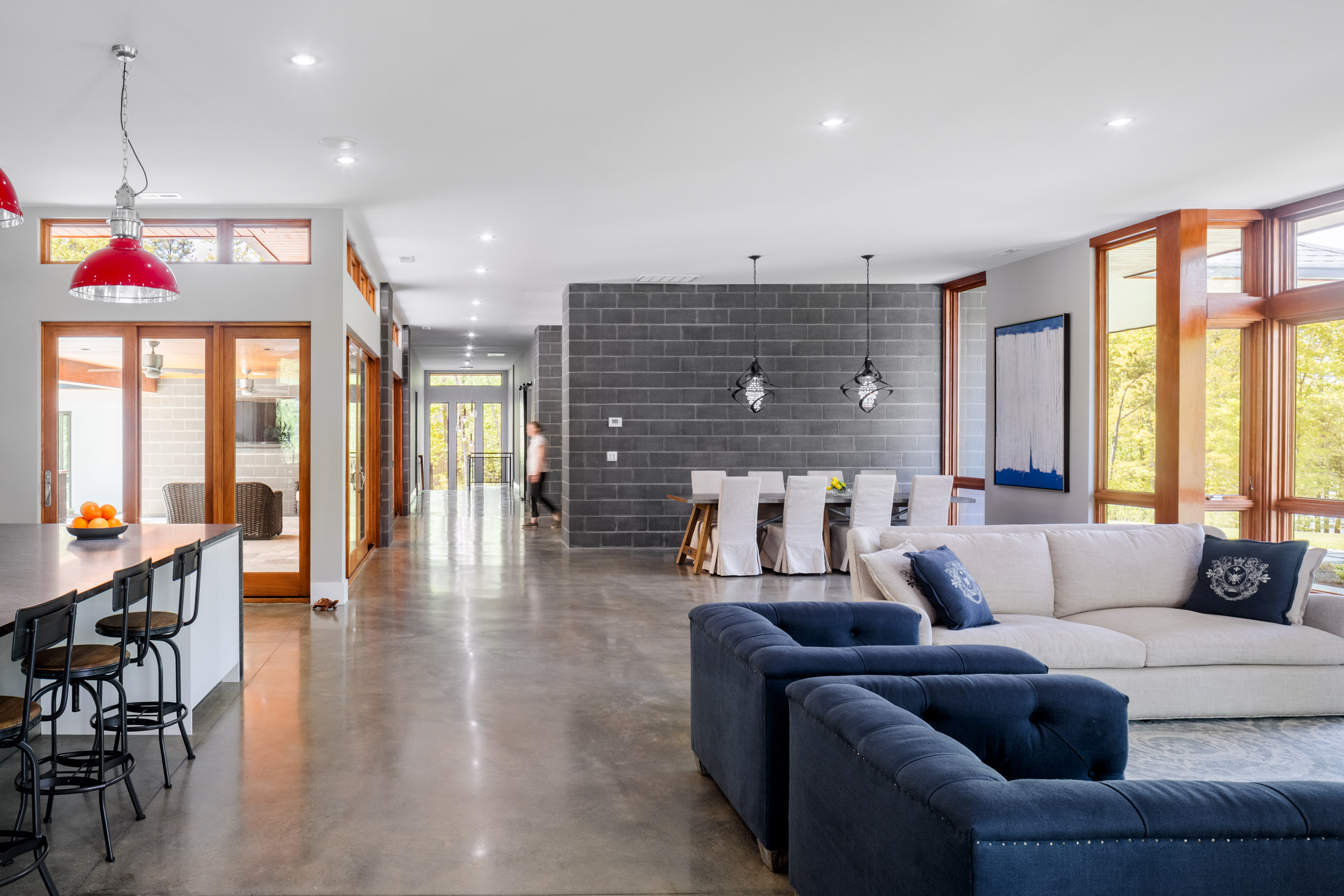 Grey stone, stucco and warm timber wrap South Carolina home by Marica McKeel-11