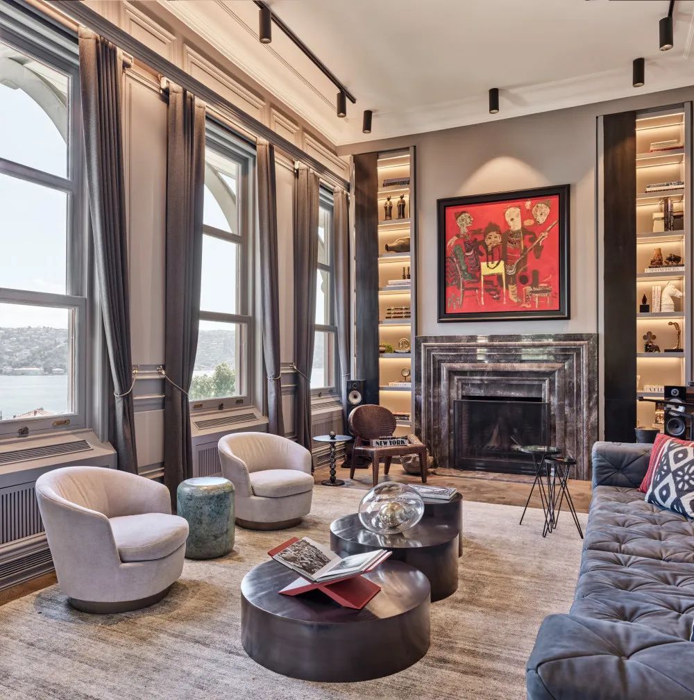 博斯普鲁斯海峡别墅丨土耳其伊斯坦布尔丨Habif Architects-6