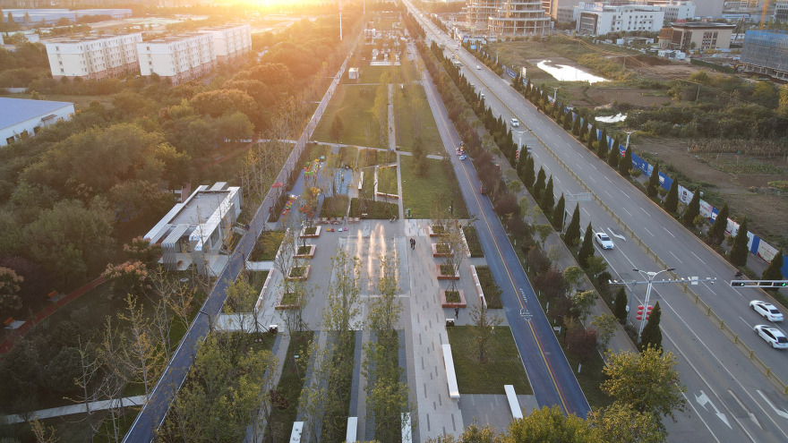 山东枣庄科创绿廊(一期)丨中国枣庄丨同圆集团景观院-13