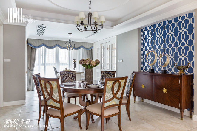 ◤幻城◢245㎡【国宾一号】简约美式装修案例-20