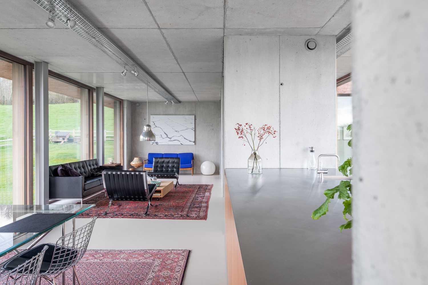 乡间清水混凝土别墅丨比利时丨马腾斯范凯米尔-10