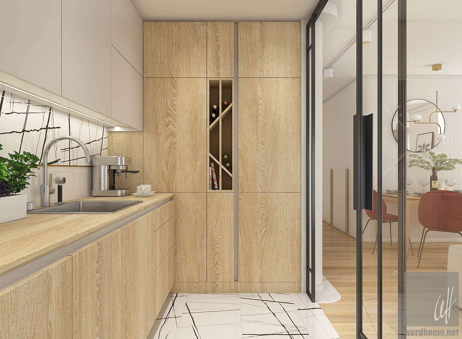 WERDHOME | Mieszkanie w Krakowie - projekt wnętrza-10