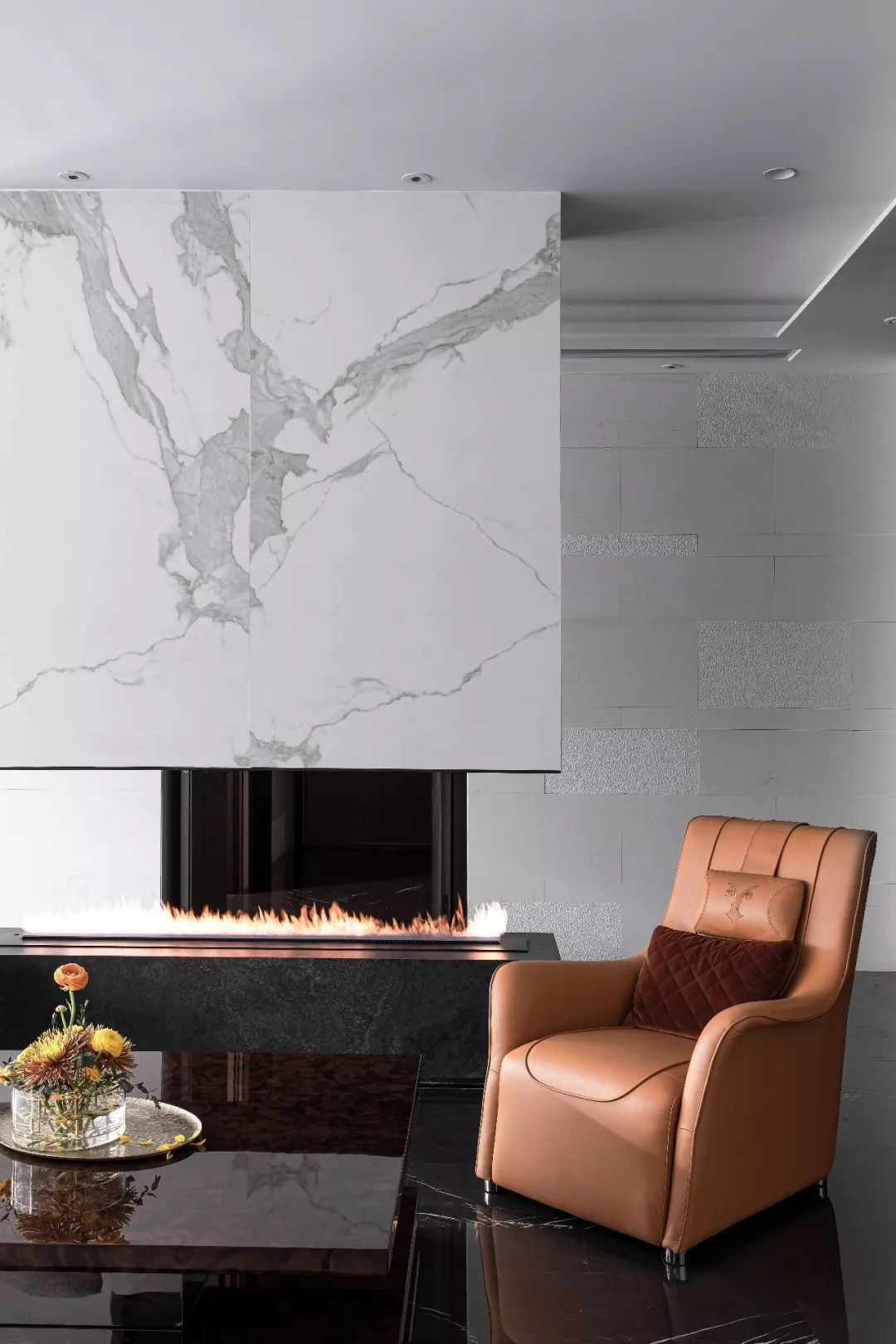 归真生活 | 温州 770㎡现代简约雅墅，沐光海棠-8