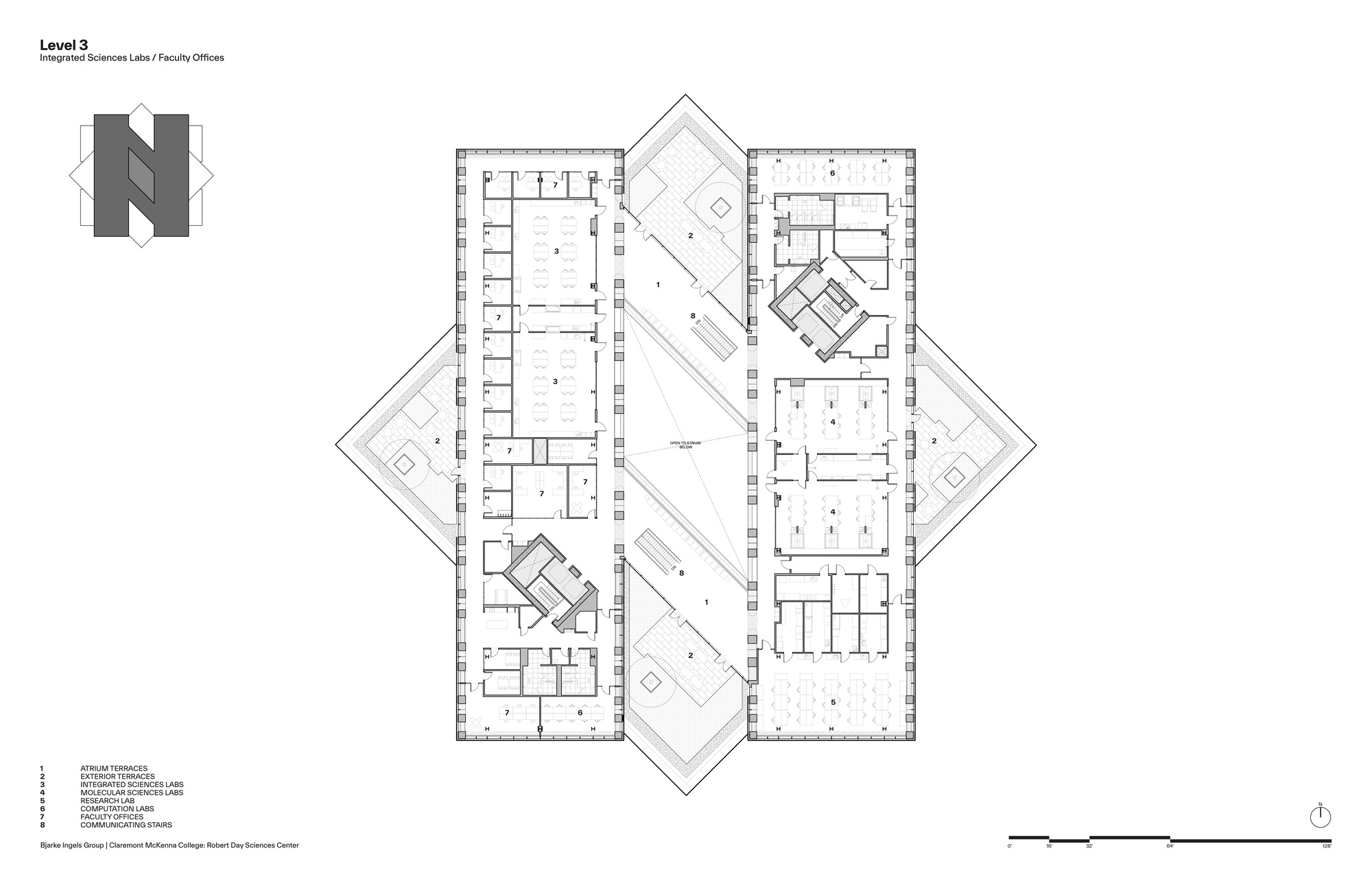 Claremont McKenna College Robert Day Sciences Center / BIG-73