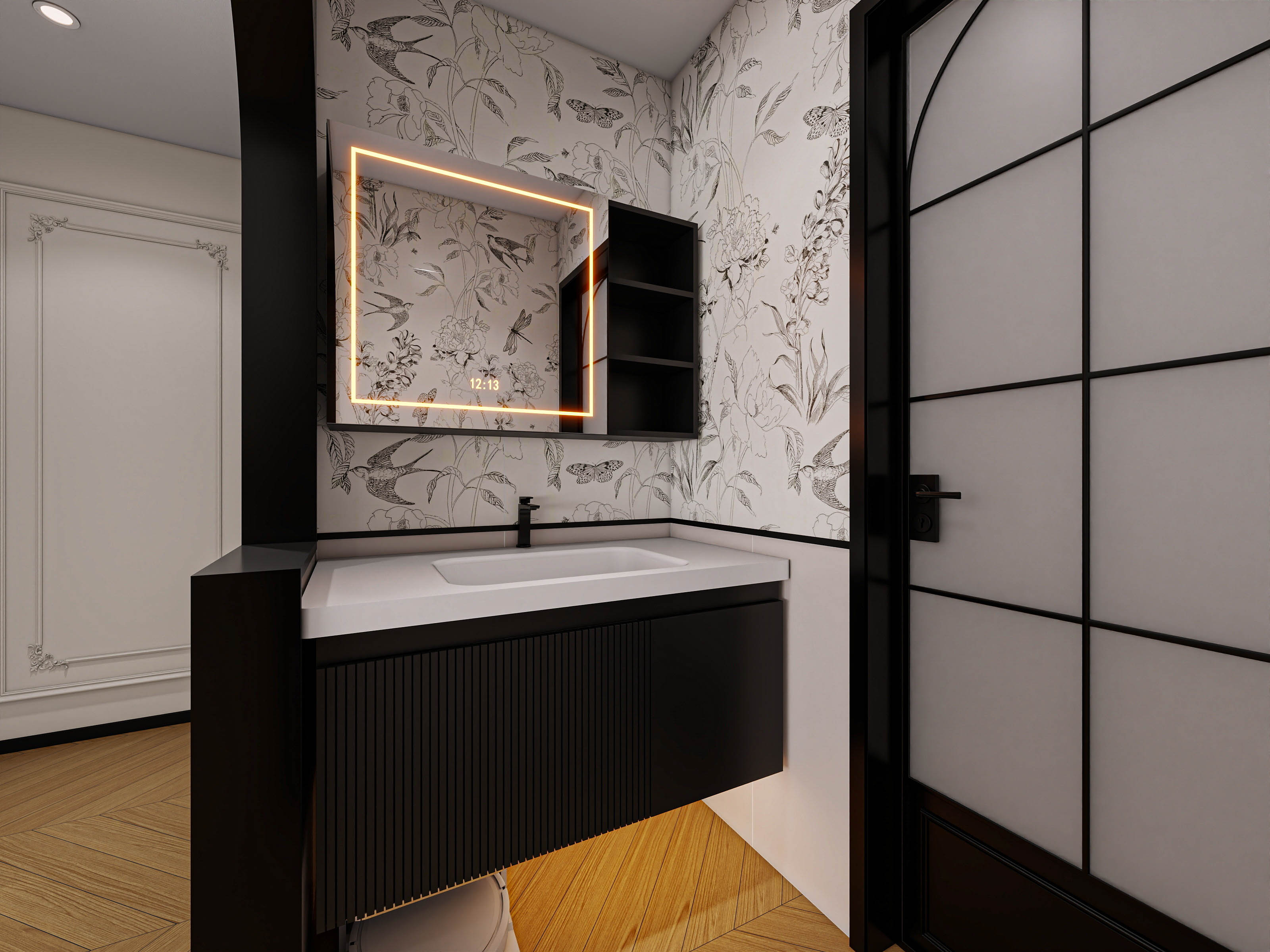 四川成都大邑滨江新城（138平方复古法式四居室）-42