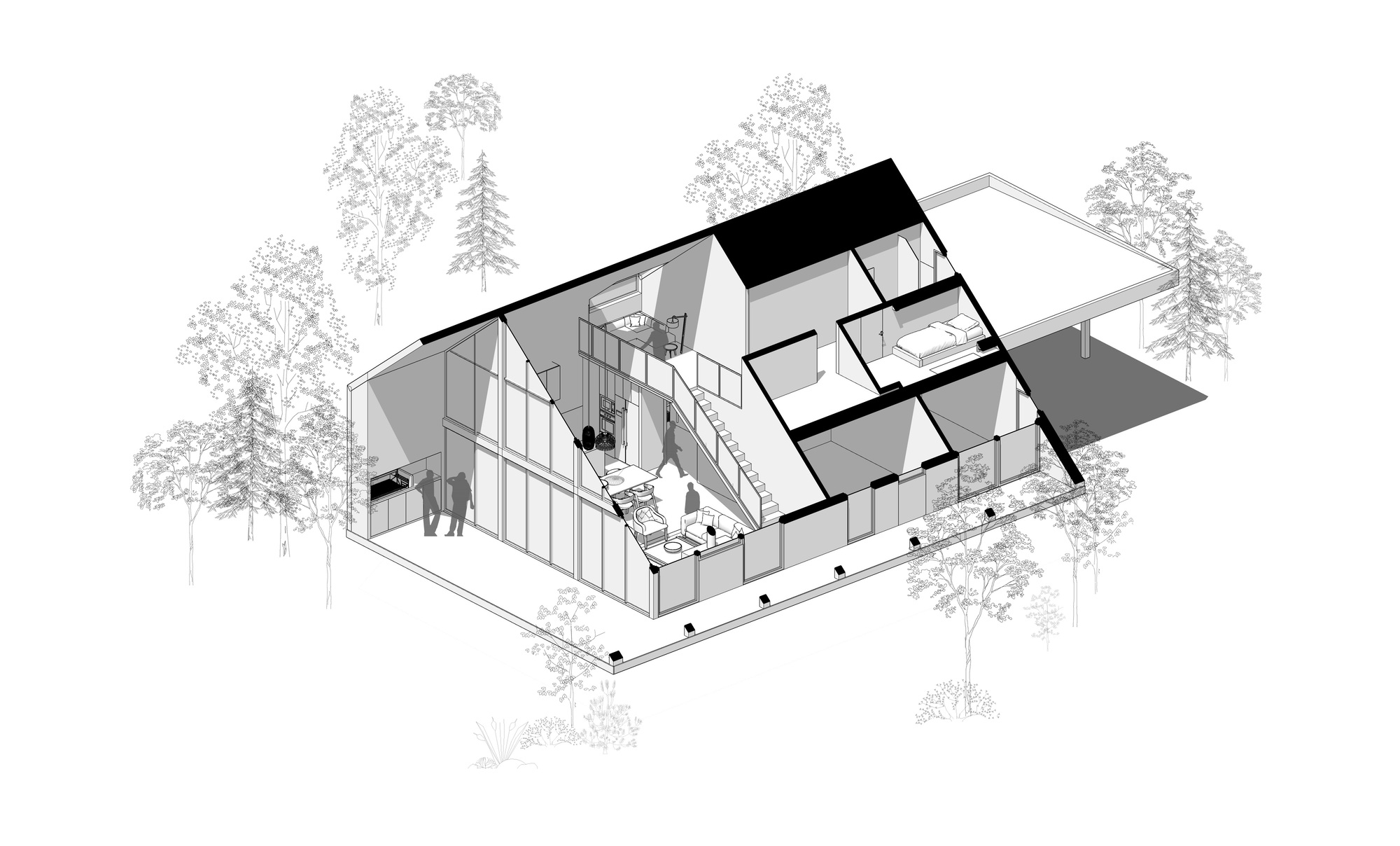拉蓬蒂利亚住宅丨智利丨M3 Arquitectos-14