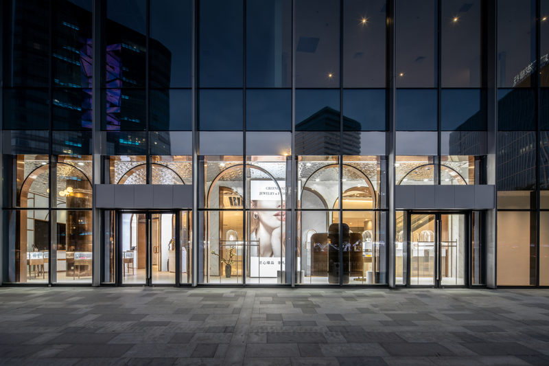 宁波绿地钻石馆——精致拱门元素打造独特视觉体验-1
