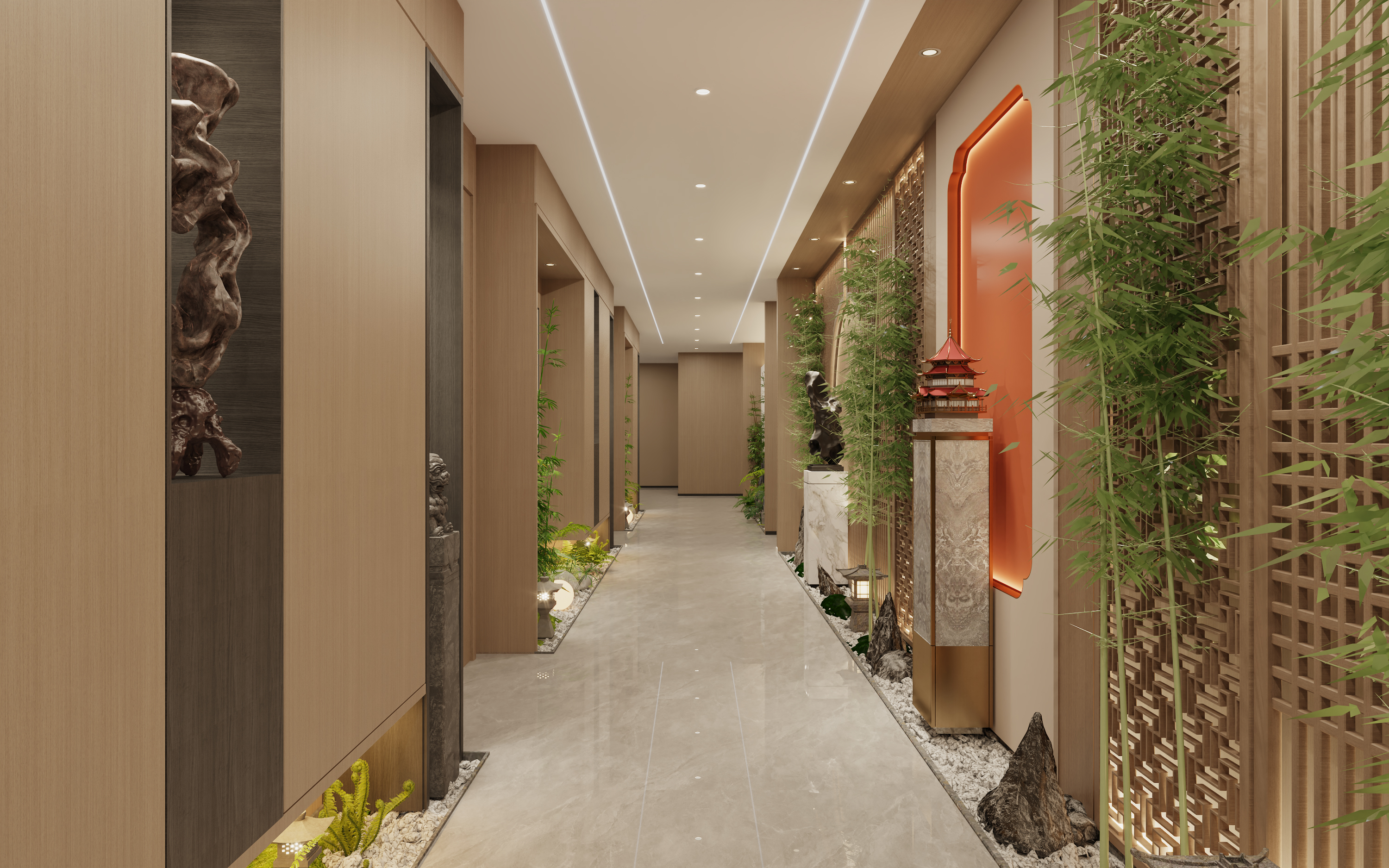 银川钏拾叁茶楼装修设计丨中国银川丨银川装修公司-89