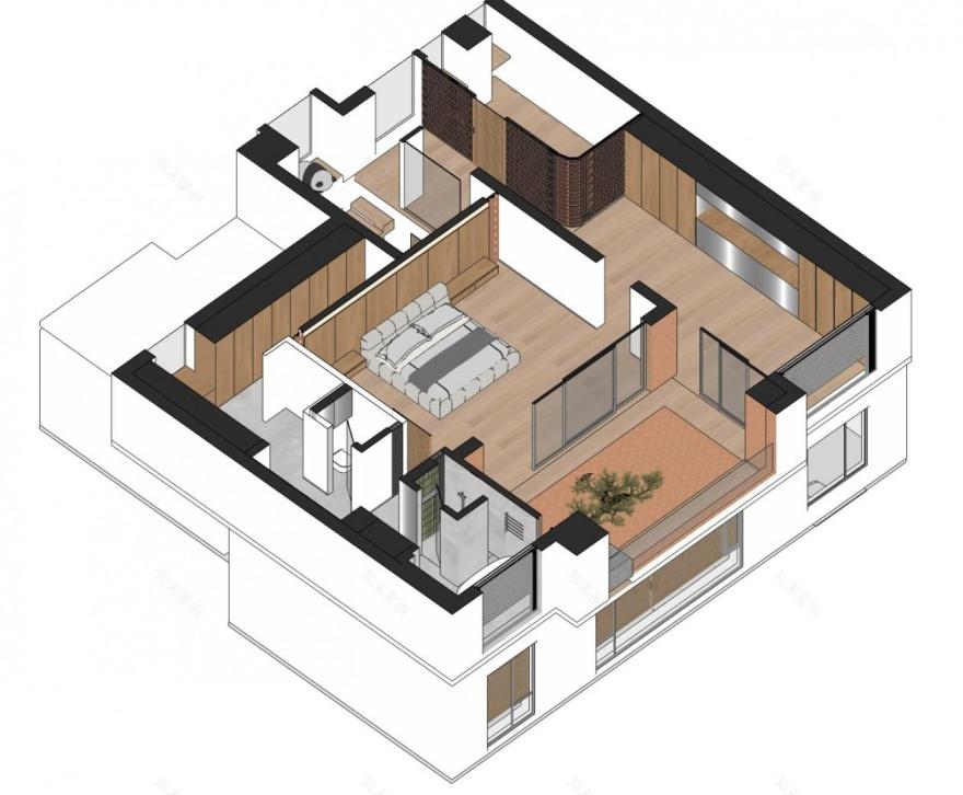 银川天山熙湖300㎡复式楼丨中国银川丨M.H.A地制现所建筑设计-4