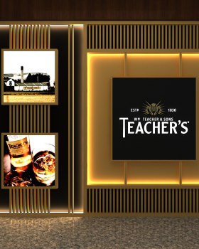 Teacher's Wall's / Bar Design/ Gondola Design