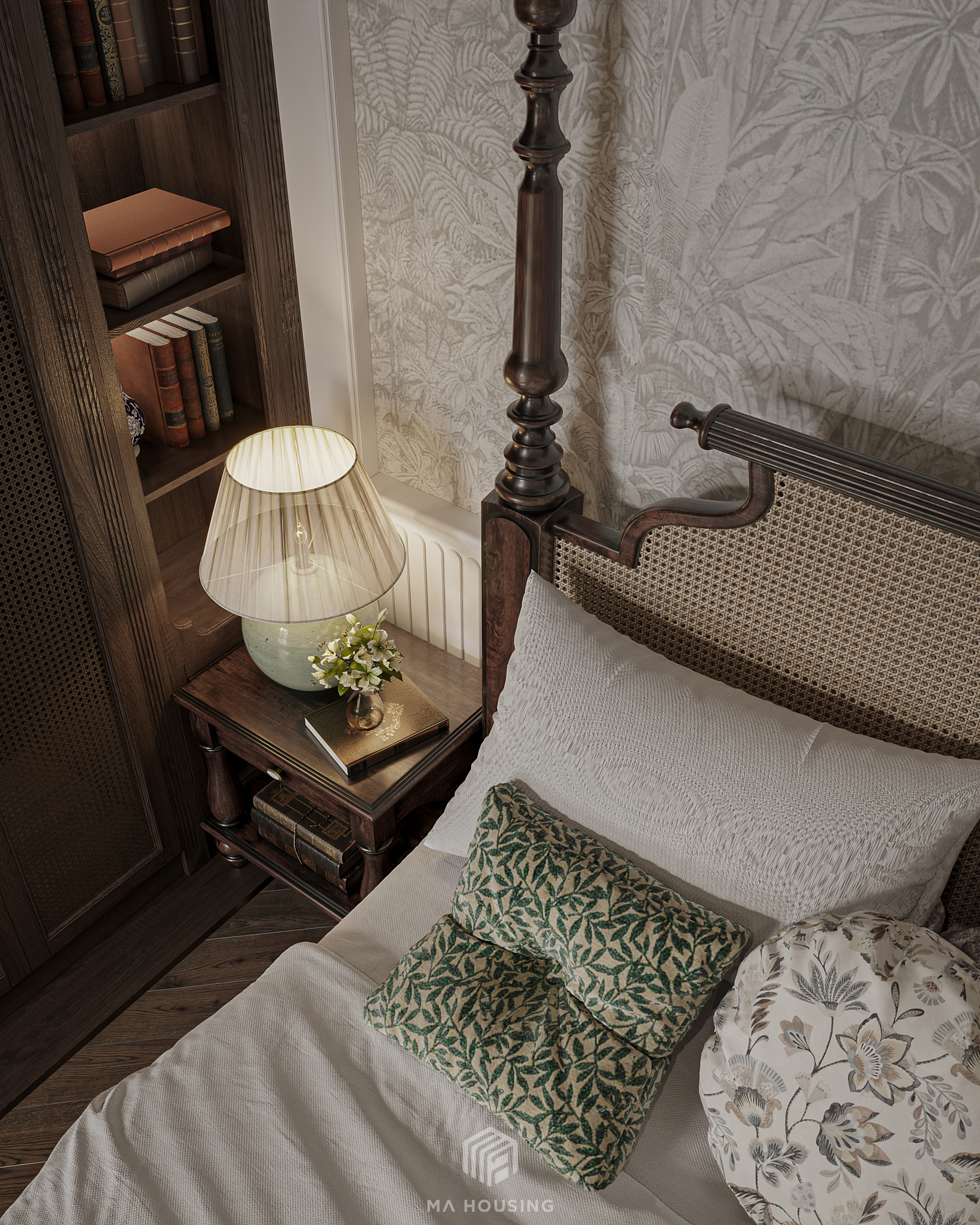 NGUYEN GIA THIEU 别墅主卧室 2 设计丨越南河内丨MA housing-13