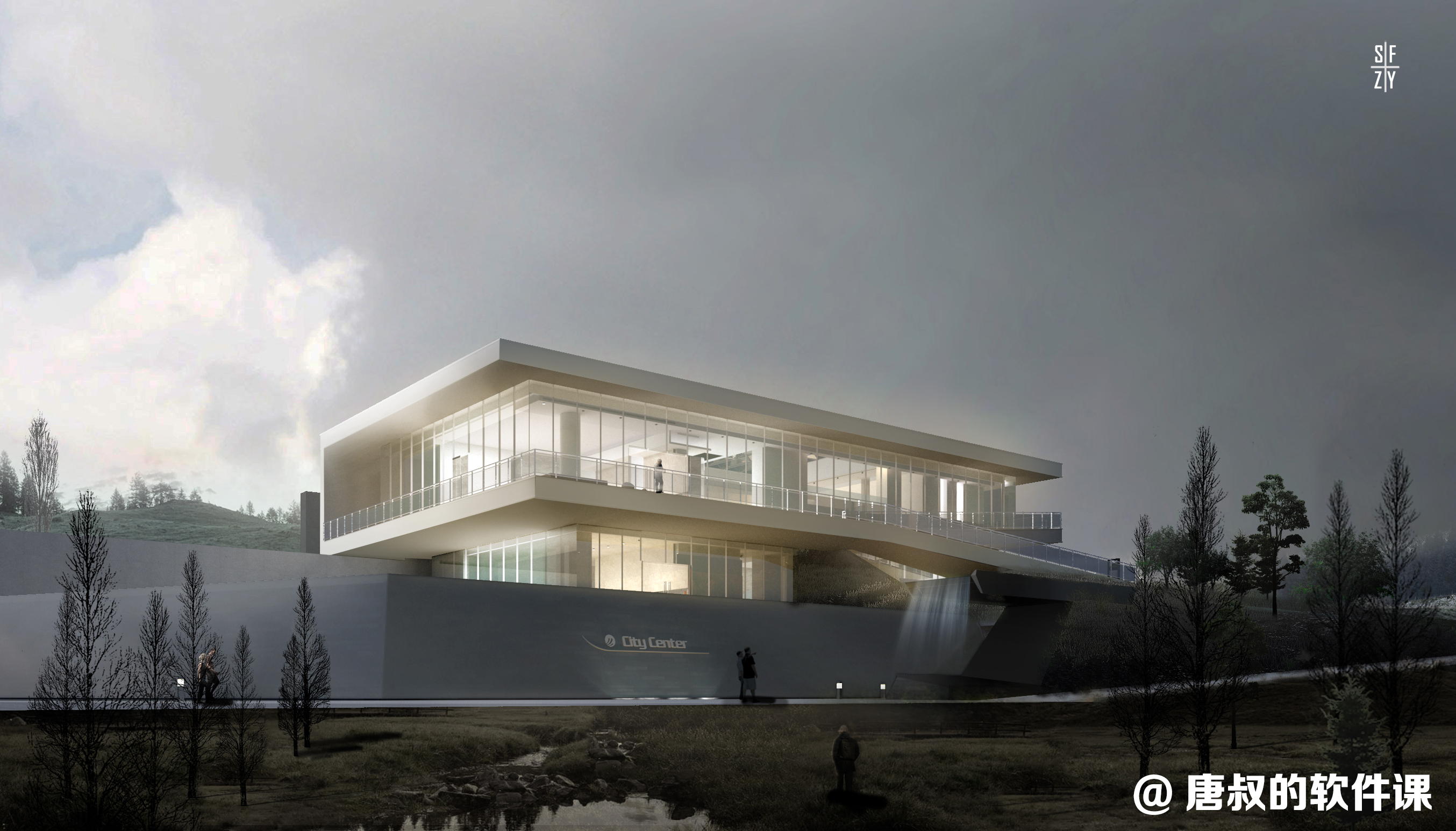 City Center—写实渲染效果图-6