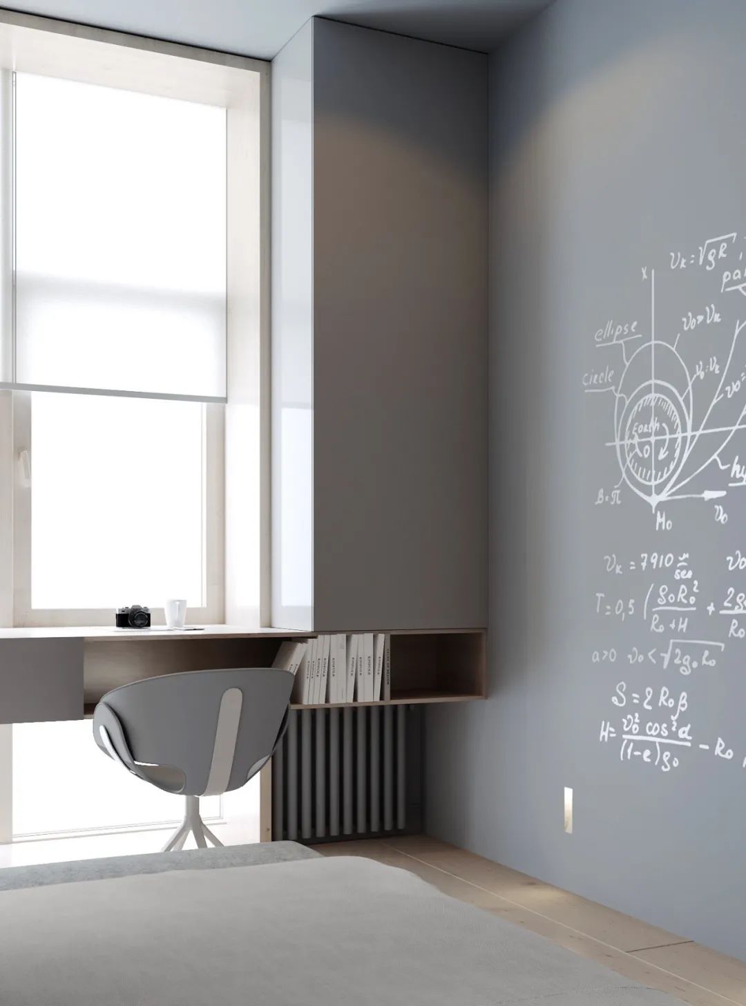 现代简约灰调空间设计-16