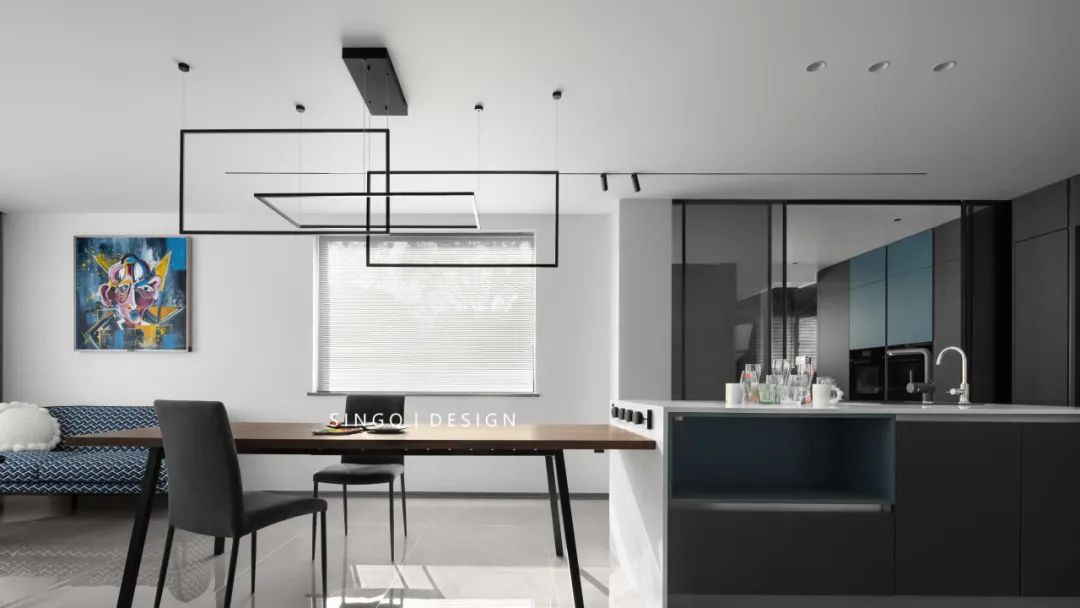 420㎡现代风格| 形与色构建空间艺术感-35