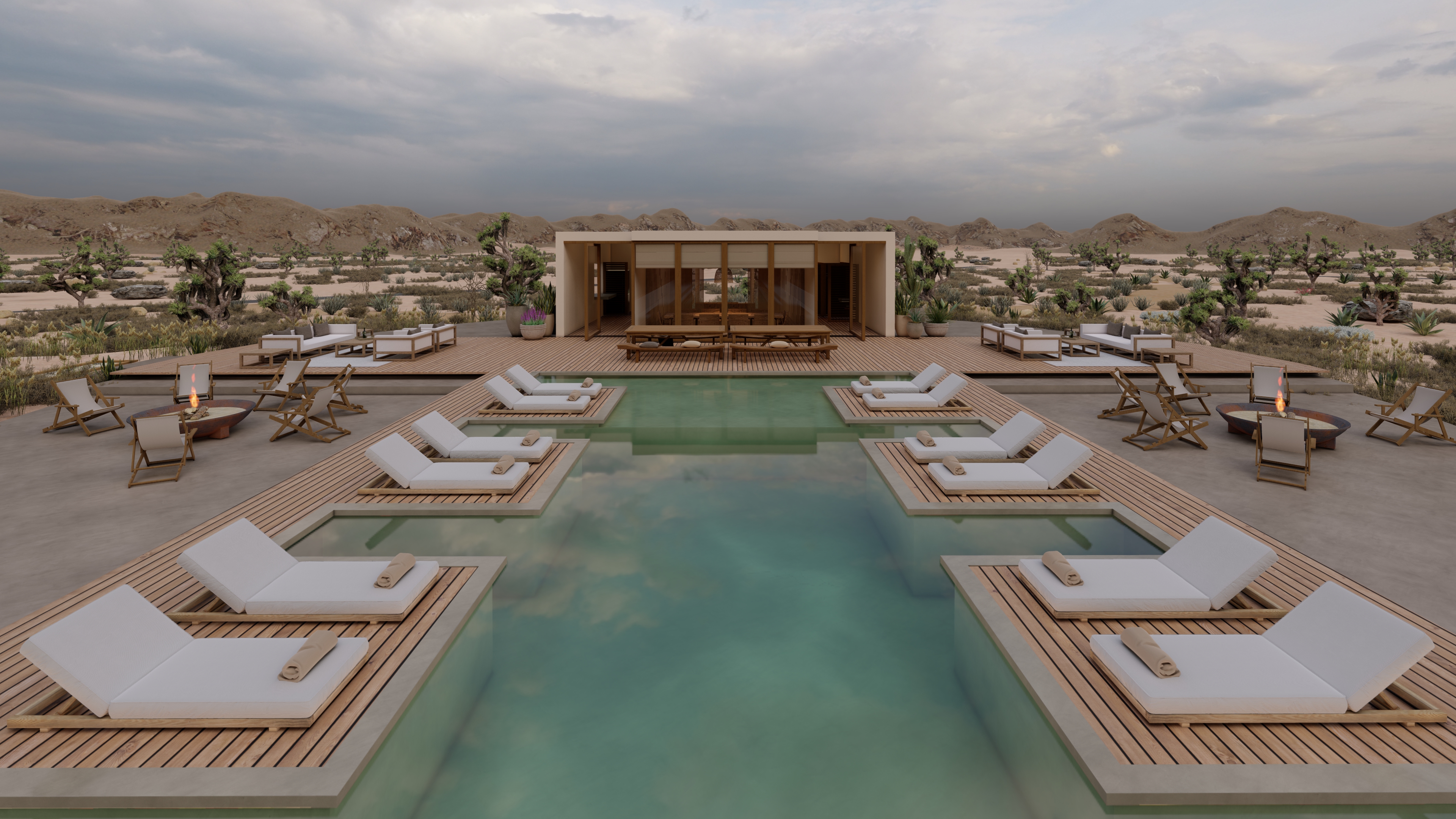 Glamping 概念设计与 3D 渲染丨美国加利福尼亚丨Elisa Felisatti-0