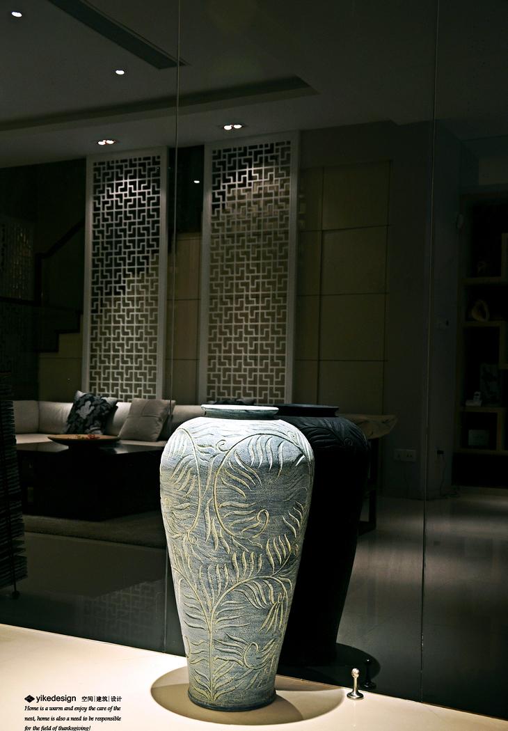 
复地北桥城210平联排别墅现代中式 -7