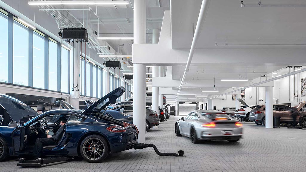 加州卡尔尔斯巴德 Porsche 经销商现代建筑设计与室内设计-5