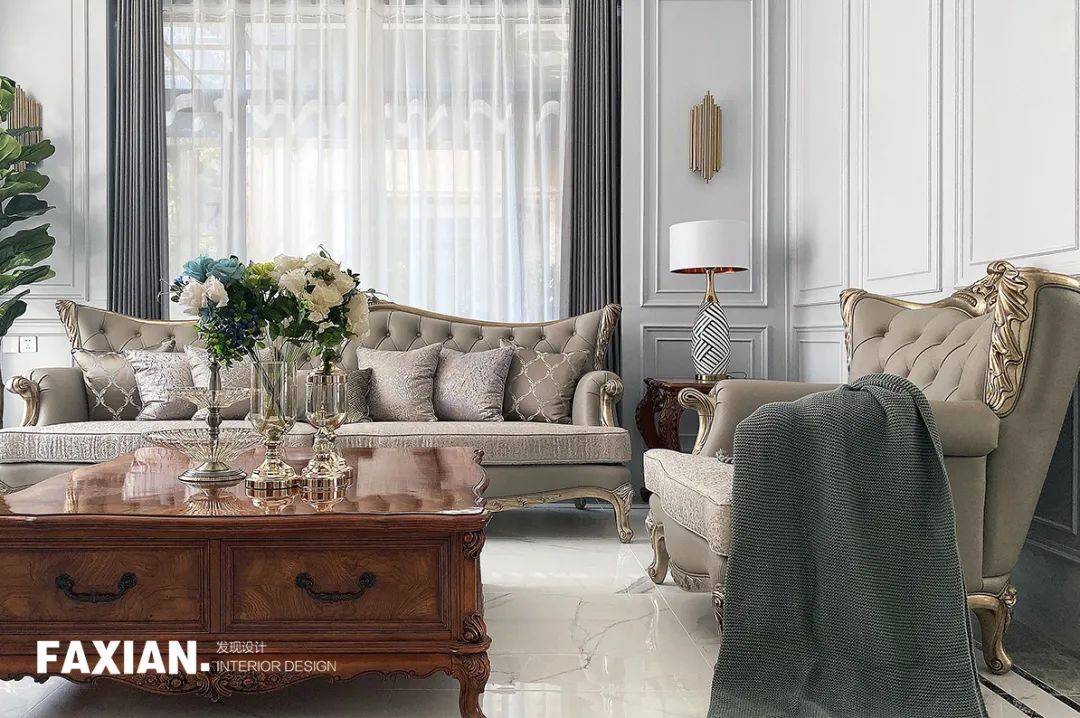 淄博碧桂园 260 平别墅 | 低调奢华的美式大宅设计-31