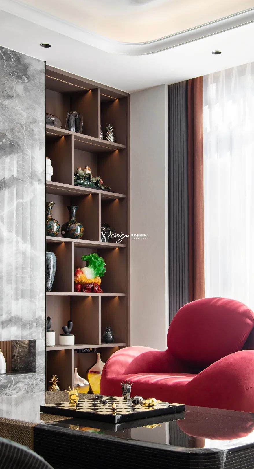 昆明·天璟湾现代轻奢别墅设计丨中国昆明丨紫苹果装饰(昆明)分公司-6