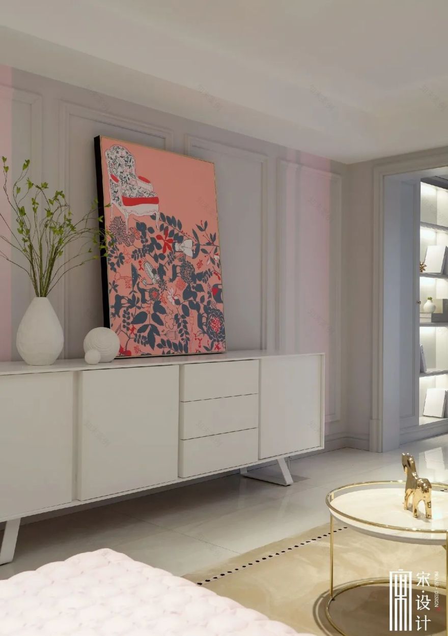 粉色梦幻空间,打造独立女性专属领地-20