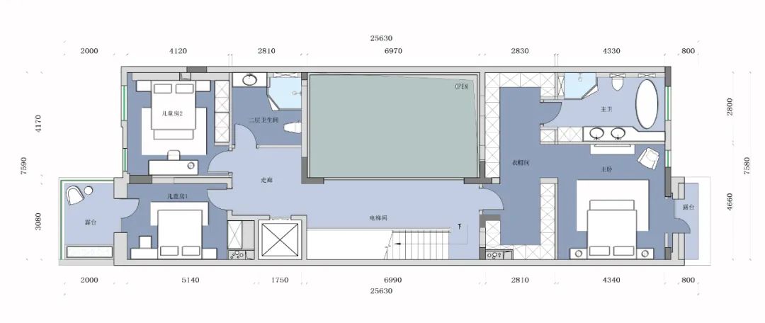 中粮祥云壹品联排别墅的现代禅意设计丨中国北京-37