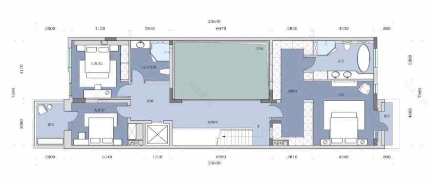 中粮祥云壹品联排别墅的现代禅意设计丨中国北京-37