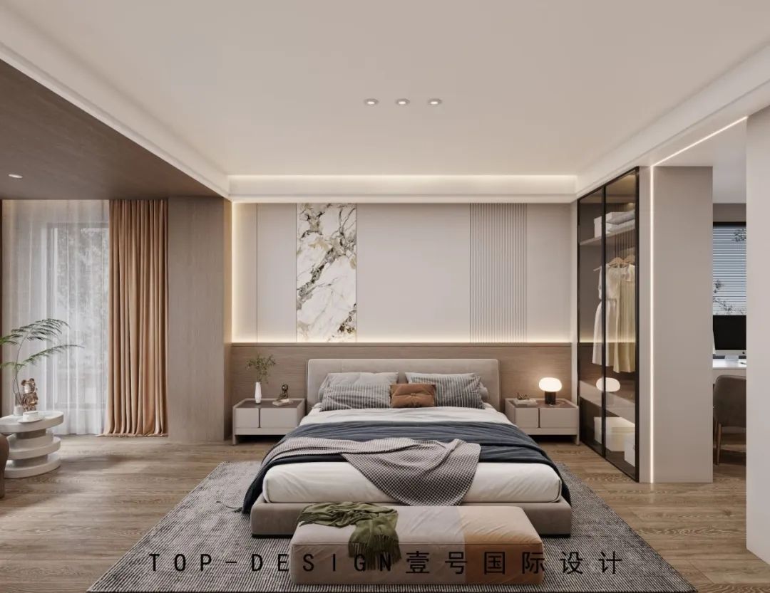 现代极简风家居设计丨壹号国际居奥装饰-25