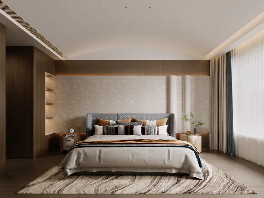 270㎡意式轻奢风 江山印·云玺丨中国阳江丨纵向·空间设计-22