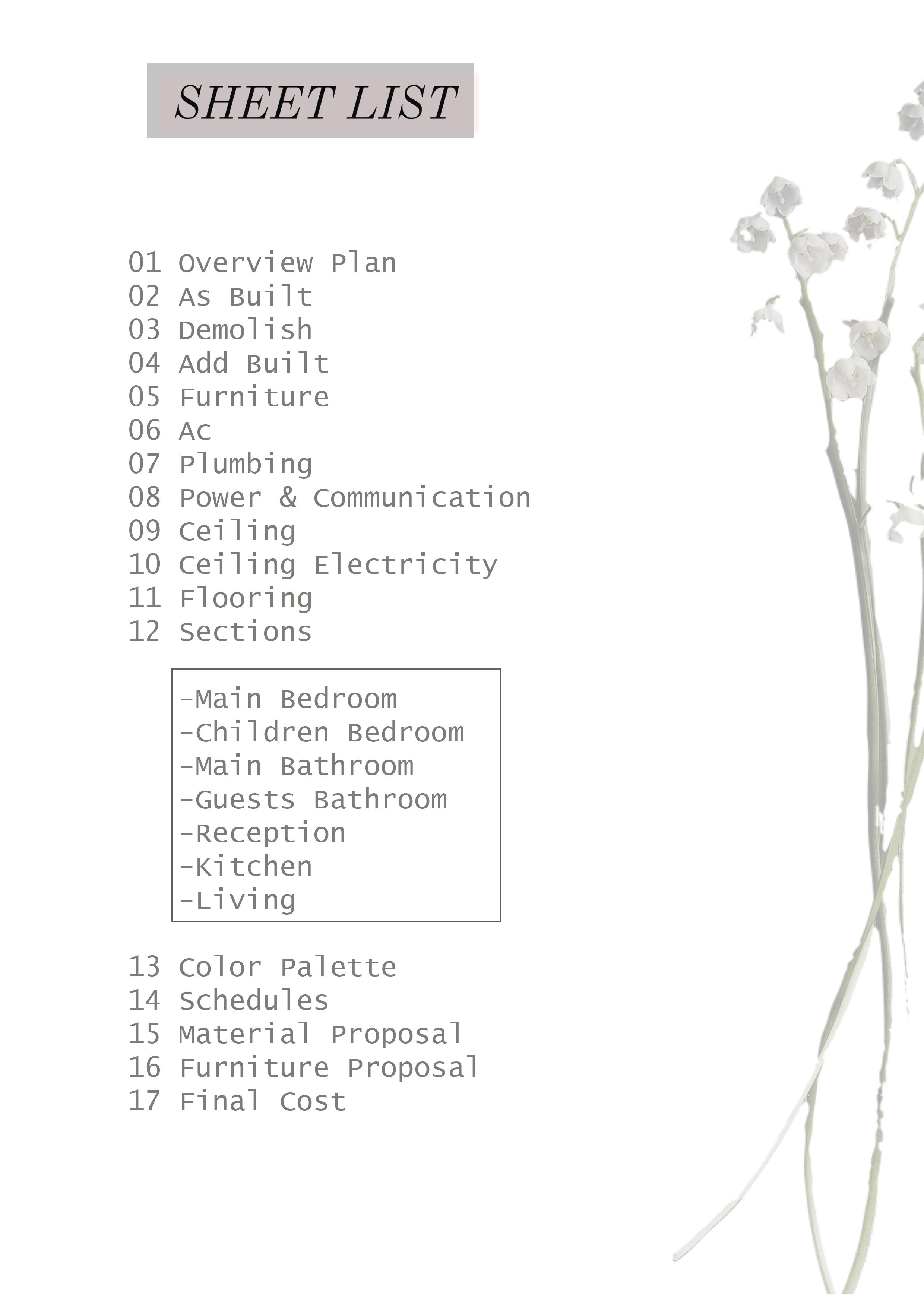 Shop Drawing for an appartment-1