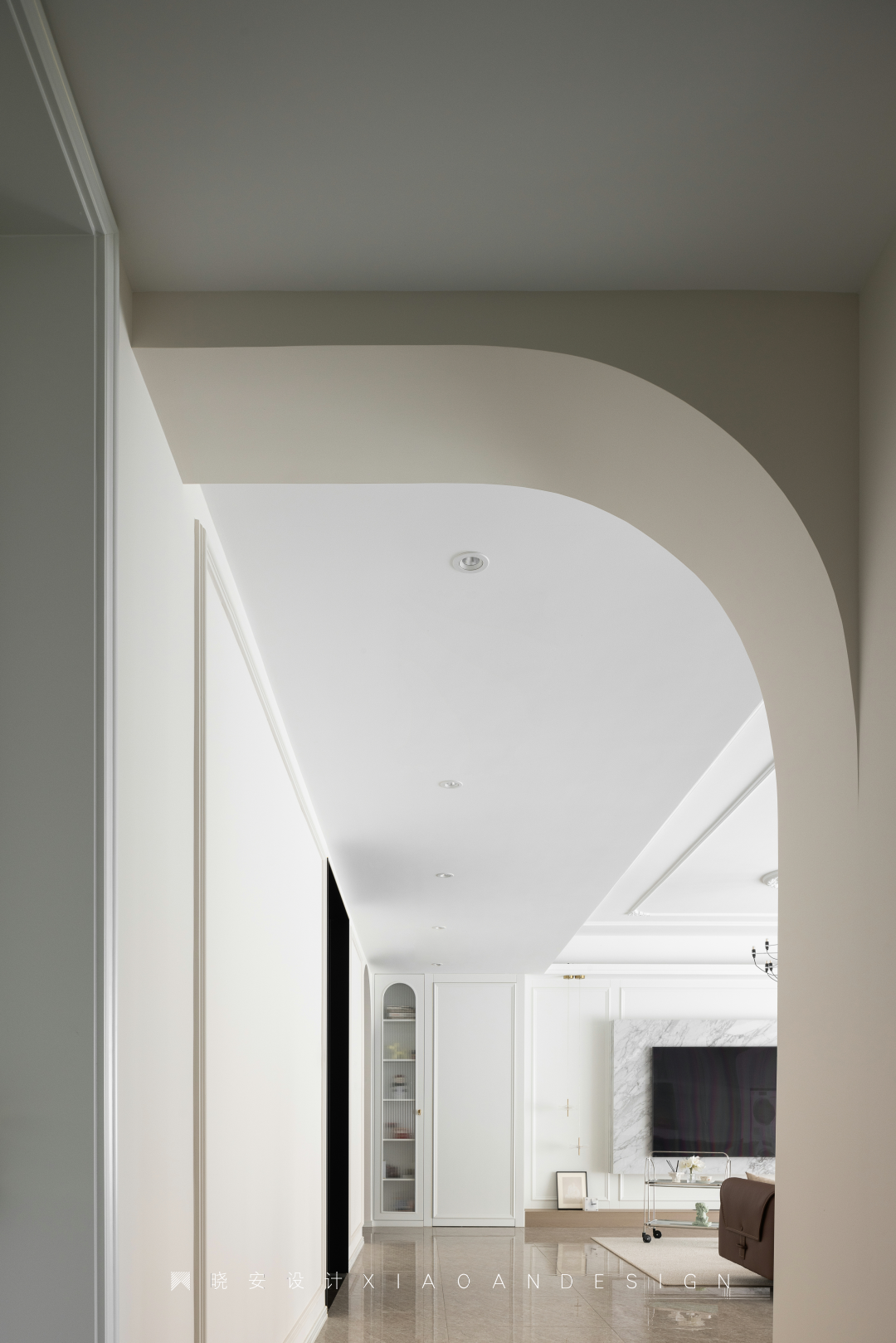 复古蓝红拼接法式美居丨晓安设计-43