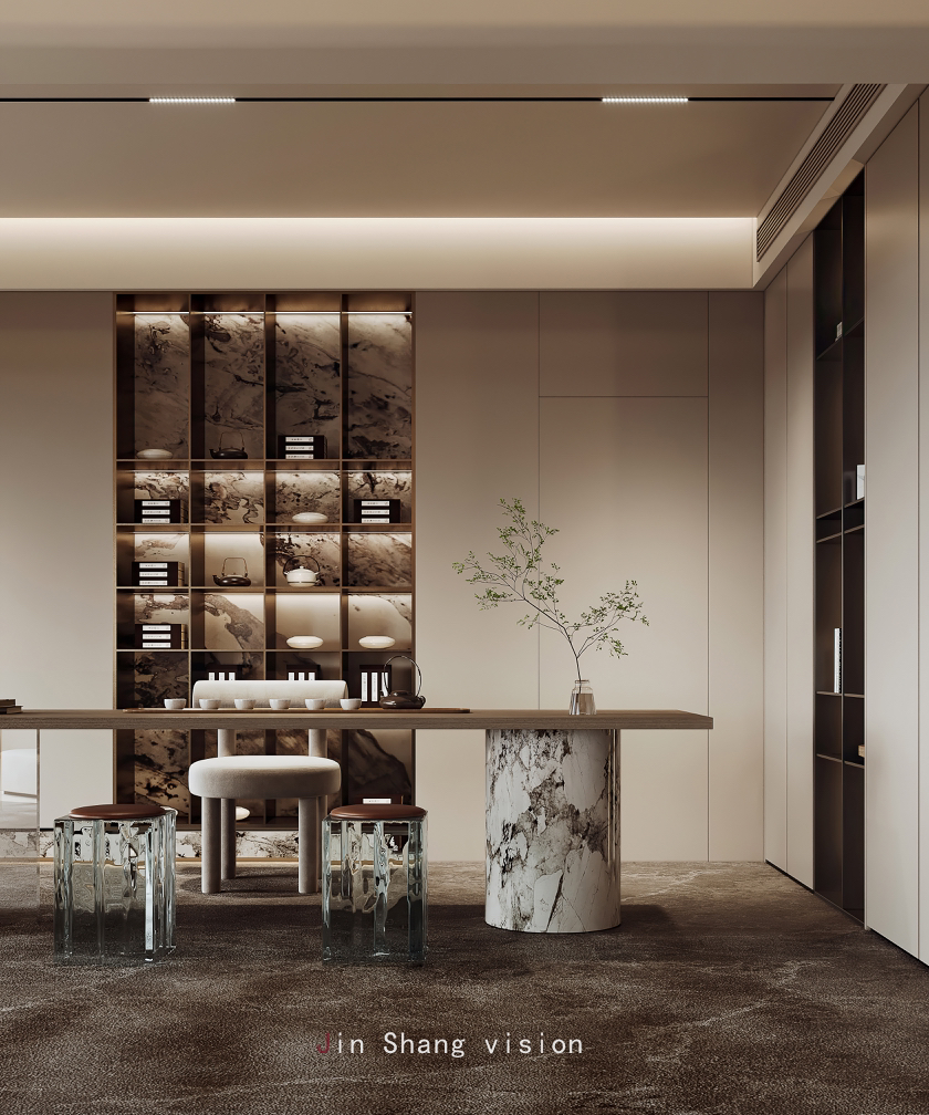 现代轻奢 带点暗调-5