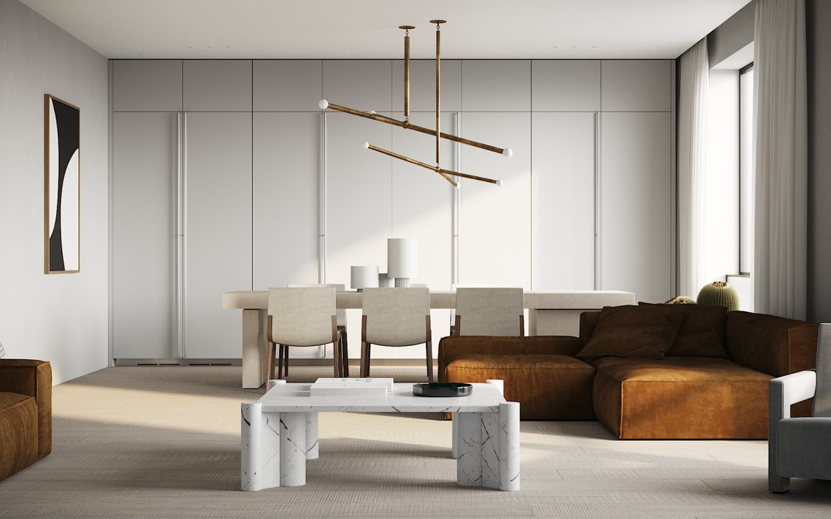 圣彼得堡简约舒适住宅，Trofimov Oleg 设计-0