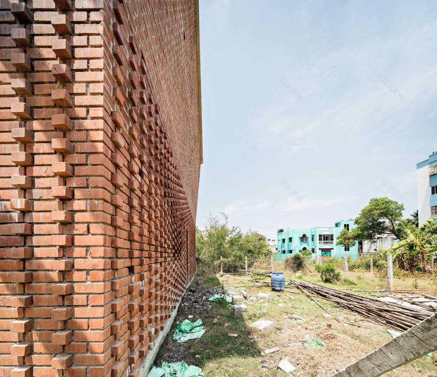 印度 Nandalal Sewa Samithi 图书馆丨Anupama Kundoo Architects-18