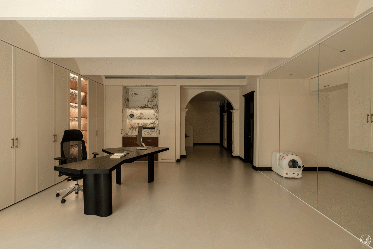 300㎡跃层，在光与曲线里，把生活安稳下来-27