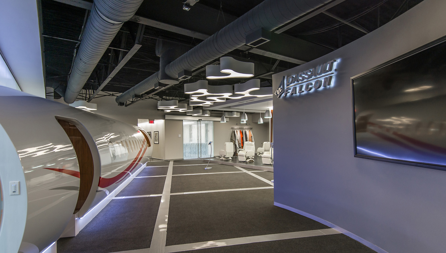 翱翔之翼 · 达索猎鹰北美总部展示厅-12