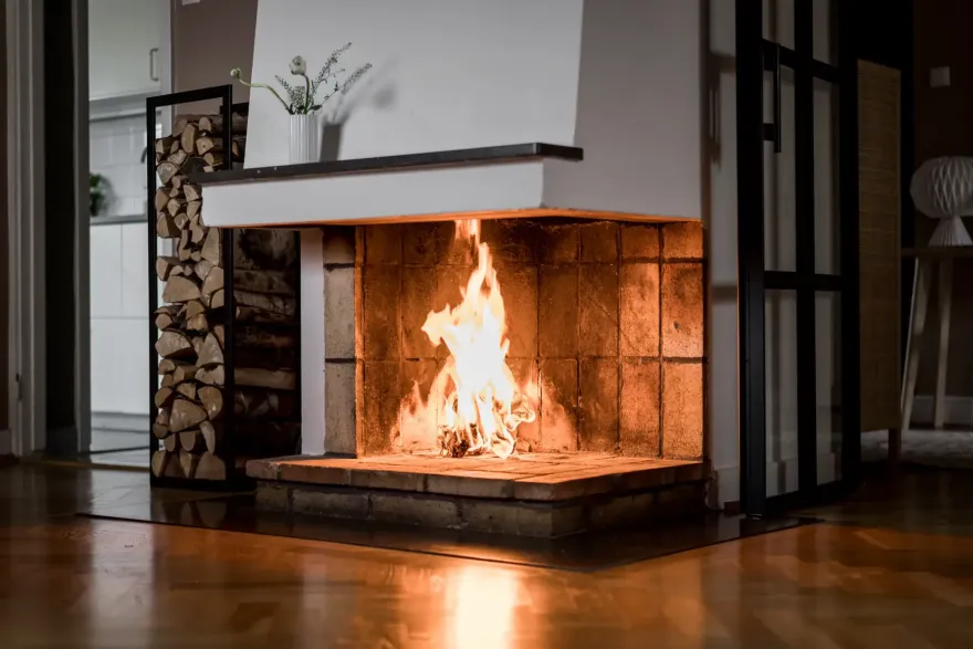 瑞典温馨公寓 | 现代壁炉设计成亮点-4