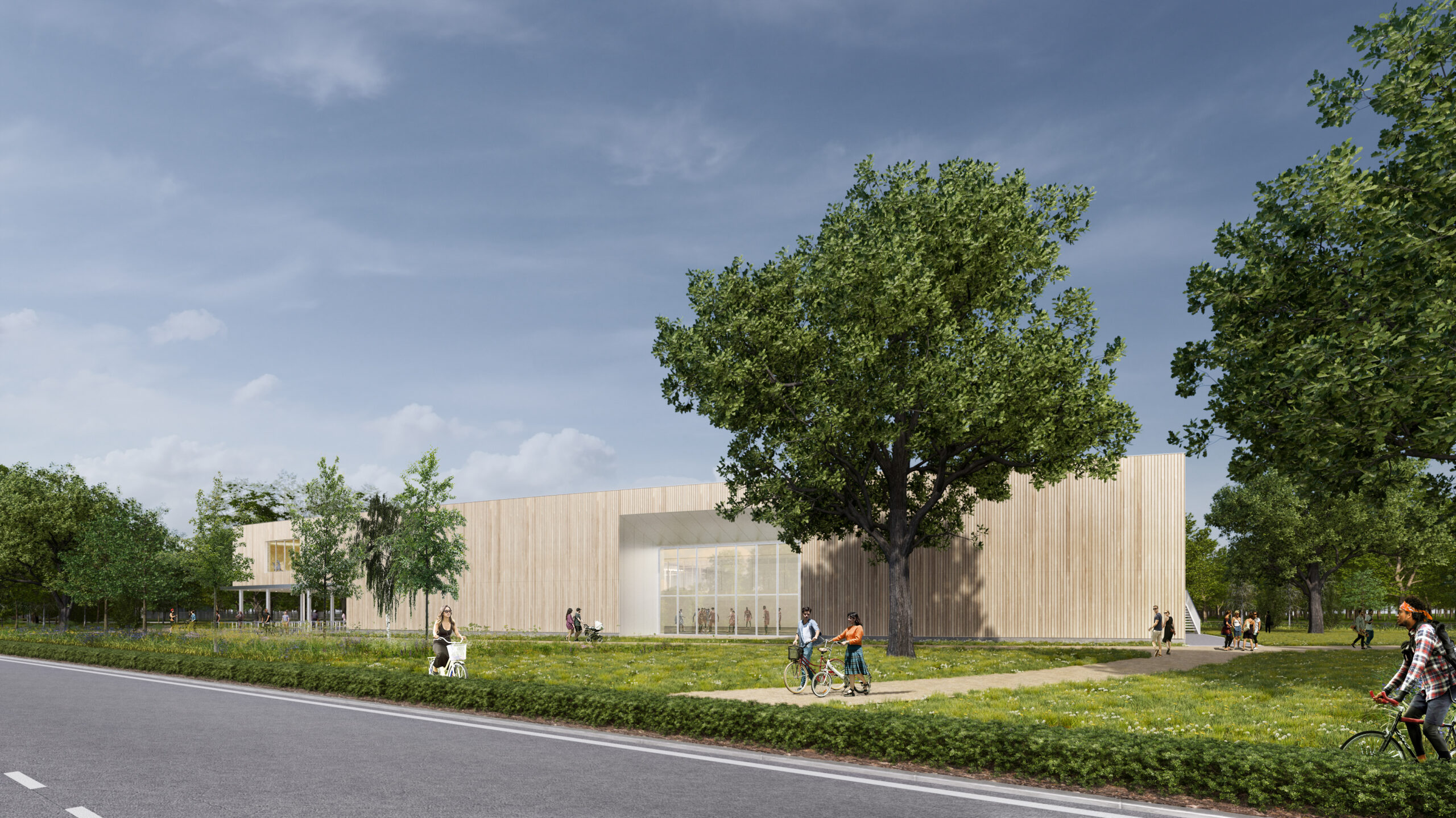 Sportcomplex met klaslokalen - Turnhout — Archiles architecten-6