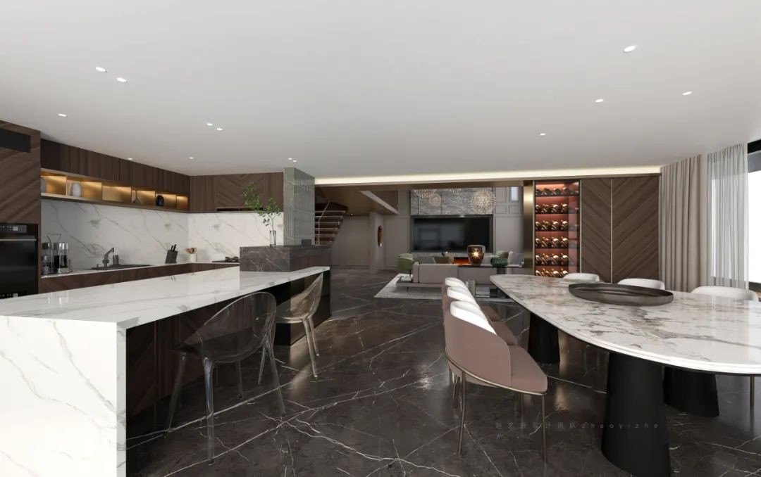 现代美学 · 杭州 300㎡经典别墅设计丨中国杭州丨赵艺哲设计工作室-18